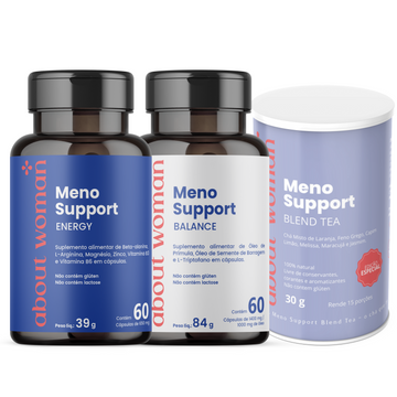 Kit Meno Support Energy + Balance + Blend Tea